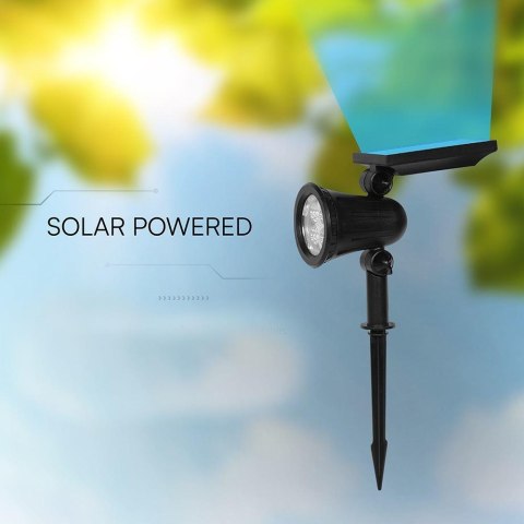 Oprawa gruntowa ogrodowa wbijana LED V-TAC solarna 2W IP65 VT-50154 3000K 180lm