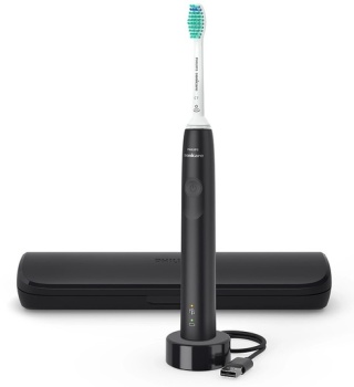 Szczoteczka Soniczna akumulatorowa czarna Philips HX3673/14