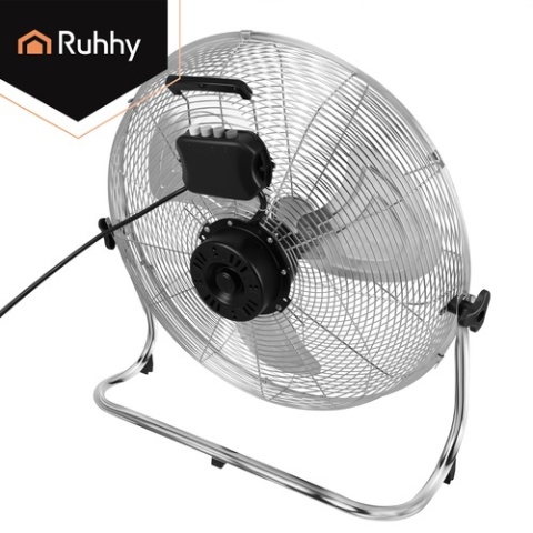Wentylator podłogowy cyrkulator chrom 50cm Ruhhy