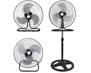 Wentylator stojący LTC 3w1 18" WT04 czarny mocny wiatrak 50W