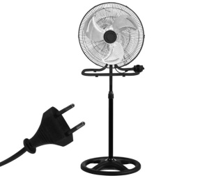 Wentylator stojący LTC 3w1 18" WT04 czarny mocny wiatrak 50W