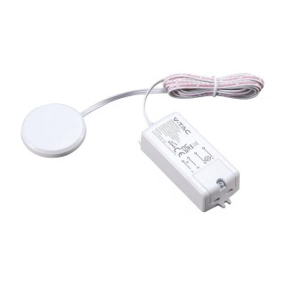 Włącznik dotykowy ukryty podblatowy meblowy 230V biały V-TAC VT-8165 5 lat gwarancji