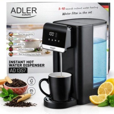 Adler Dyspenser gorącej wody | 2,5 L | Panel dotykowy | 8 temperatur