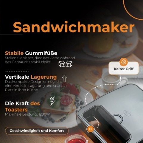 Adler Opiekacz do kanapek