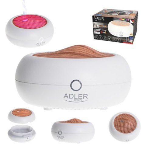 Adler Ultradźwiękowy dyfuzor zapachowy USB 3w1