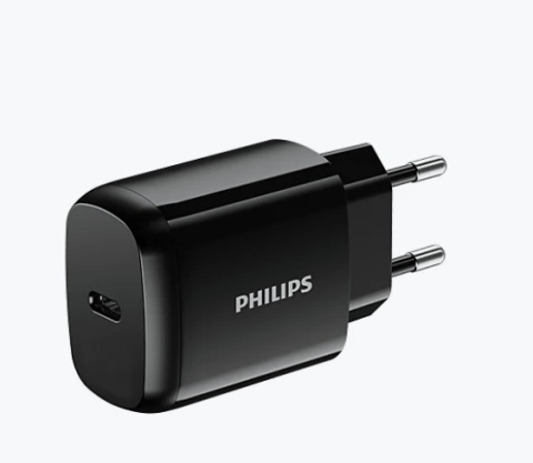 Ładowarka sieciowa USB C+A 20W PHILIPS DLP4325AB/12