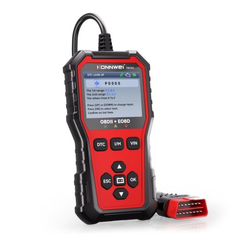 Miernik diagnostyczny, skaner OBD2 Konnwei KW340