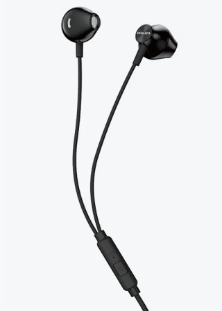 Słuchawki z mikrofonem czarne PHILIPS TAUE101BK/00