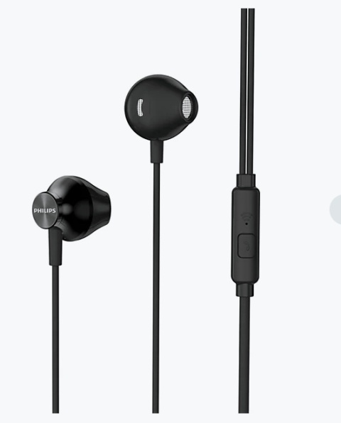 Słuchawki z mikrofonem czarne PHILIPS TAUE101BK/00