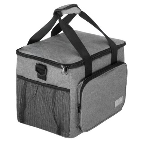Adler Torba Termiczna 20 l, Izolowana Pianką 5 mm, Kieszenie Zewnętrzne, Zamek