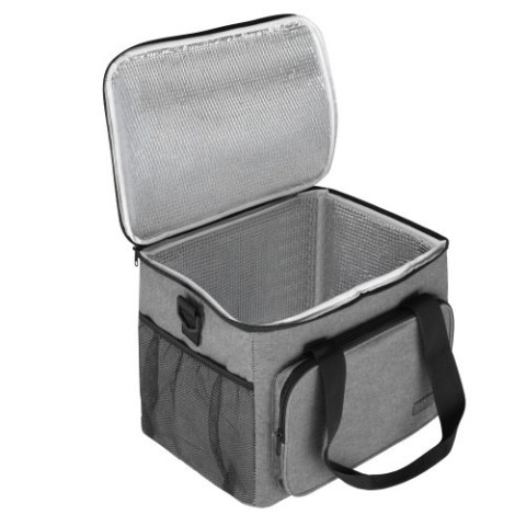 Adler Torba Termiczna 20 l, Izolowana Pianką 5 mm, Kieszenie Zewnętrzne, Zamek