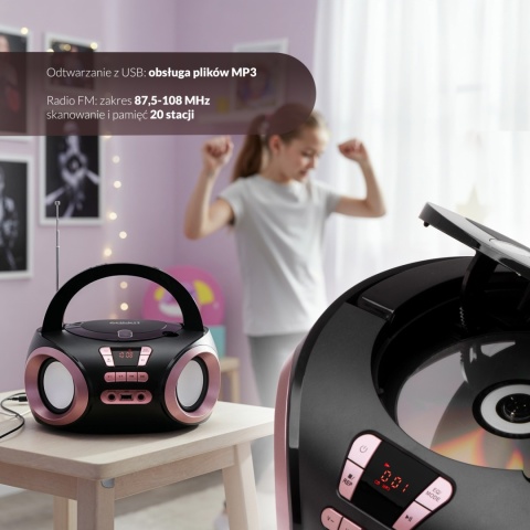 Radio Boombox FM Radio CD-MP3 AD 1181 BC