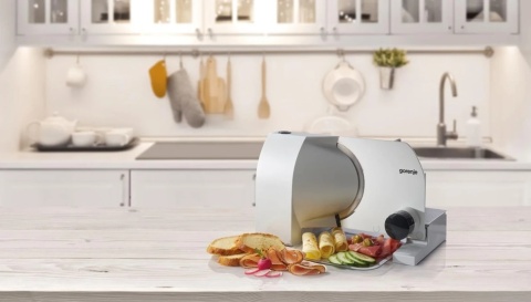Krajalnica ze stali nierdzewnej srebrna Gorenje R708A