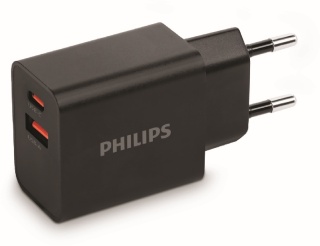 Ładowarka sieciowa USB C+A 20W PHILIPS DLP4325AB/12