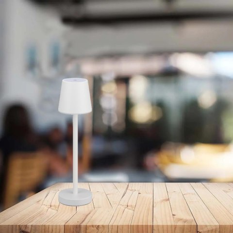 Lampka Biurkowa Nocna V-TAC 3W LED 39cm Ściemnianie Biała VT-7703 4000K