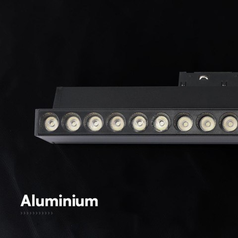 Oprawa szynoprzewód 48V V-TAC 15W 48V 36st LED czarna VT-41031 4000K 1220lm