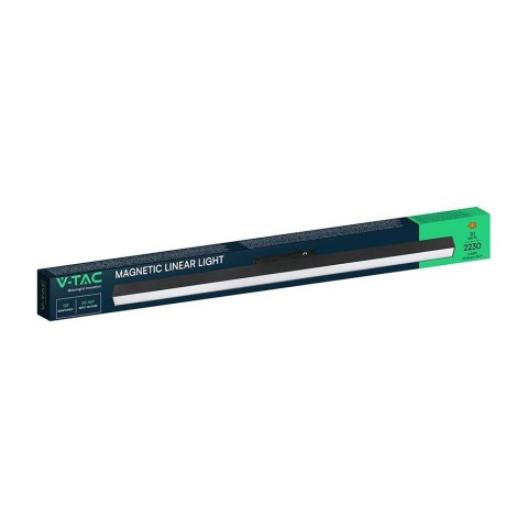 Oprawa szynoprzewód 48V V-TAC 20W 48V 120st LED czarna 60cm VT-41027 4000K 2230lm