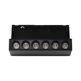 Oprawa szynoprzewód 48V V-TAC 5W 48V 36st LED czarna 12cm VT-41028 4000K 400lm