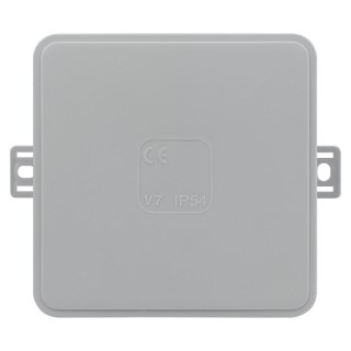 Puszka elastyczna, natynkowa, 12-torowa, IP54, 100 x 100 mm, szara