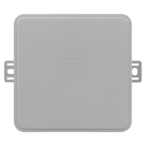Puszka elastyczna, natynkowa, 12-torowa, IP54, 100 x 100 mm, szara