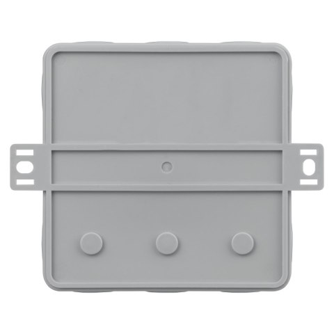 Puszka elastyczna, natynkowa, 12-torowa, IP54, 100 x 100 mm, szara