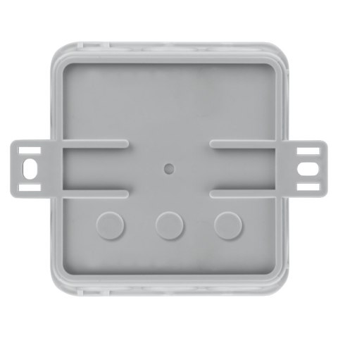 Puszka elastyczna, natynkowa, 12-torowa, IP54, 75 x 75 mm, szara