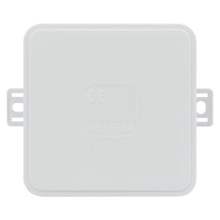 Puszka elastyczna, natynkowa, 12-torowa, IP54, 85 x 85 mm, biała