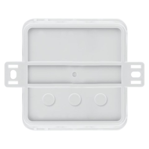 Puszka elastyczna, natynkowa, 12-torowa, IP54, 85 x 85 mm, biała