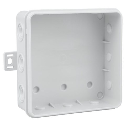 Puszka elastyczna, natynkowa, 12-torowa, IP54, 85 x 85 mm, biała