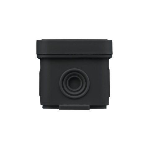 Puszka elastyczna, natynkowa, 8-torowa, IP54, 80 x 45 mm, czarna