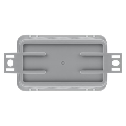 Puszka elastyczna, natynkowa, 8-torowa, IP54, 80 x 45 mm, szara