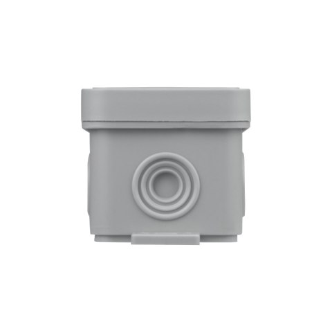 Puszka elastyczna, natynkowa, 8-torowa, IP54, 80 x 45 mm, szara