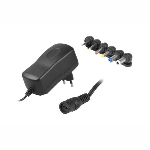 Zasilacz regulowany 3 V-12 V/2500 mA, 6 wtyków LXG288