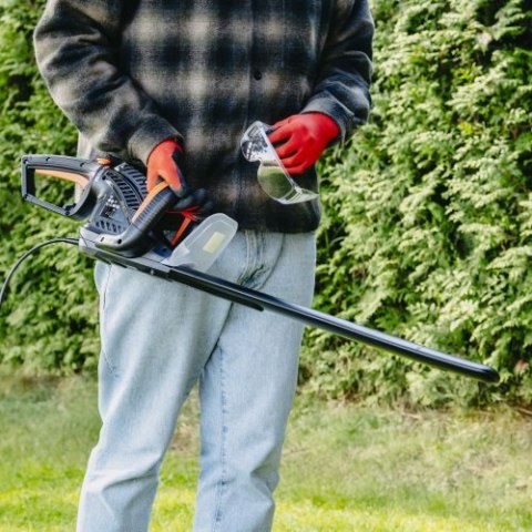 Adler Elektryczne nożyce do żywopłotu | Długość ostrza 61 cm | Ostrza wycinane laserowo | Zestaw z akcesoriami
