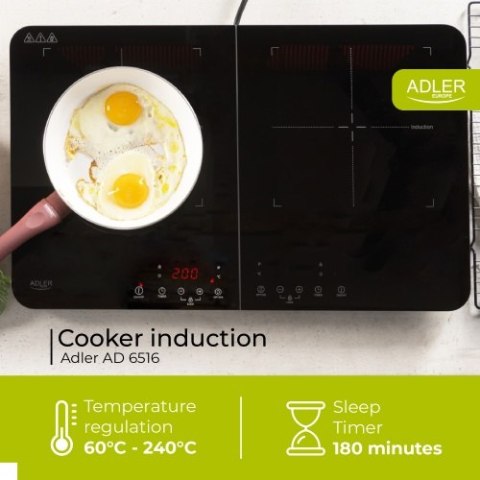Adler Kuchenka Indukcyjna - dwupalnikowa