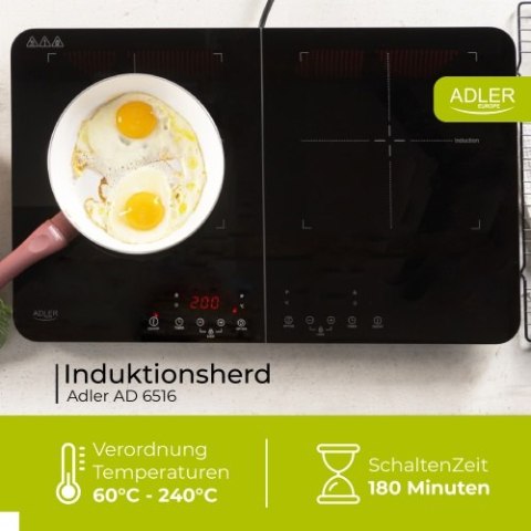 Adler Kuchenka Indukcyjna - dwupalnikowa
