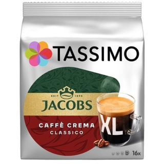 Kapsułki Tassimo Jacobs Caffe Crema Classico XL 16