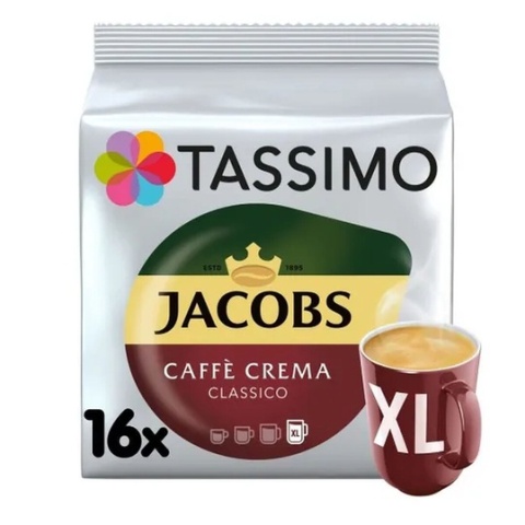 Kapsułki Tassimo Jacobs Caffe Crema Classico XL 16