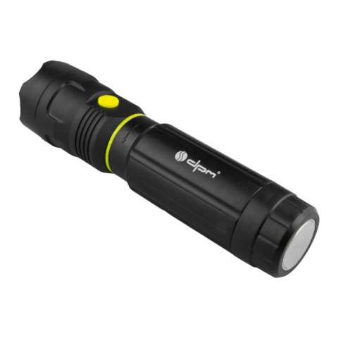 Teleskopowa latarka COB LED, 55+150 lm DPM