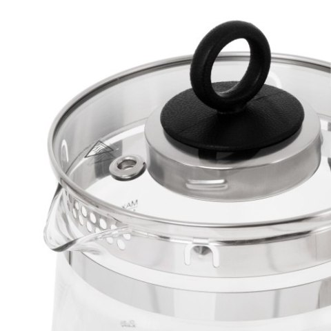 Adler Czajnik szklany 1,5 L z zaparzaczem i regulacją temperatury | 1,5 L | LED | 60-100°C |