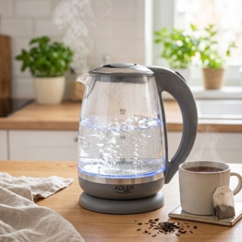Adler Czajnik szklany 2,0 L