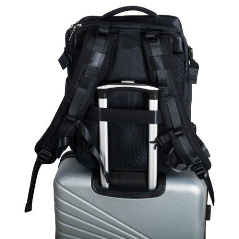 Camry Plecak Biznesowo-Sportowy On-Board Free Size 40x20x30 cm, 24L, 3 Komory, 11 Kieszeni, Laptop 17"