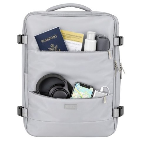 Camry Plecak Biznesowo-Sportowy On-Board Free Size 40x20x30 cm, 24L, 3 Komory, 11 Kieszeni, Laptop 17"