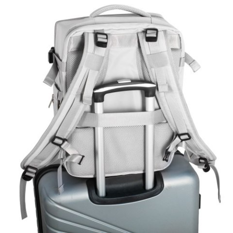 Camry Plecak Biznesowo-Sportowy On-Board Free Size 40x20x30 cm, 24L, 3 Komory, 11 Kieszeni, Laptop 17"