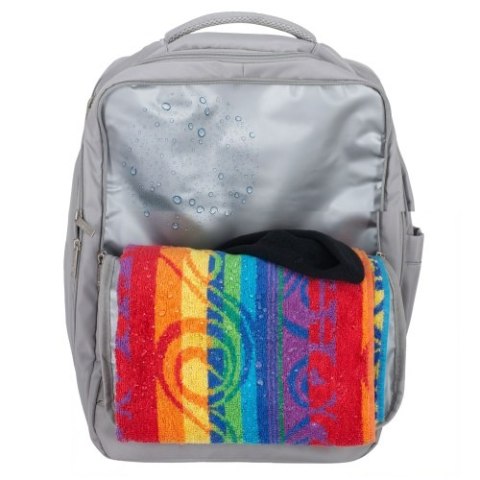 Camry Plecak Biznesowo-Sportowy On-Board Free Size 40x20x30 cm, 24L, 3 Komory, 11 Kieszeni, Laptop 17"