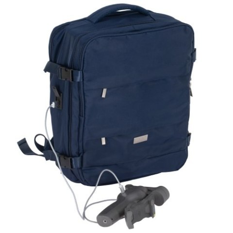 Camry Plecak Biznesowo-Sportowy On-Board Free Size 40x20x30 cm, 24L, 3 Komory, 11 Kieszeni, Laptop 17"