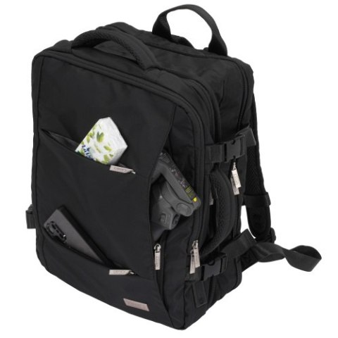 Camry Plecak Biznesowo-Sportowy On-Board Free Size 40x20x30 cm, 24L, 3 Komory, 13 Kieszeni, Laptop 15,6 cali