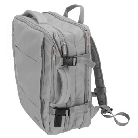 Camry Plecak Biznesowo-Sportowy On-Board Free Size 40x20x30 cm, 24L, 3 Komory, 13 Kieszeni, Laptop 15,6 cali