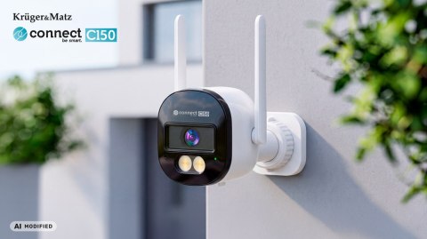 Kamera Wi-Fi zewnętrzna Kruger&Matz Connect C150 Tuya Smart Life 2K, H.265, IR