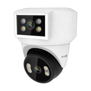 Kamera WiFi Kruger&Matz Connect C180 2x Obiektyw PTZ 360° 2K Tuya Smart Life Kolor Nocą Audio AI
